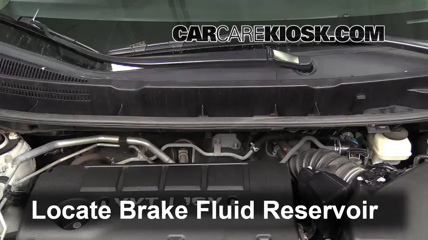 2009 Pontiac Vibe 2.4L 4 Cyl. Brake Fluid Add Fluid